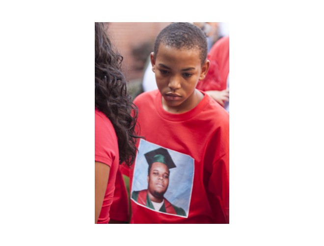 August 25, 2014, day of Michael Brown's funeral August 25, 2014, day of Michael Brown's funeral