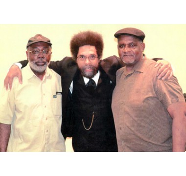 Clyde Young (right) with Carl Dix (left) and Cornel West (center), Los Angeles, April 2011 Clyde Young (right) with Carl Dix (left) and Cornel West (center), Los Angeles, April 2011