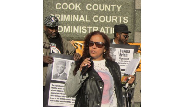 Chicago, mother speaking out on the wrongful conviction of her son and the Month of Resistance