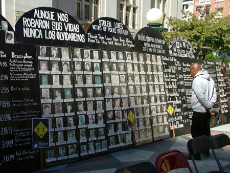 Stolen Lives Wall - Oakland