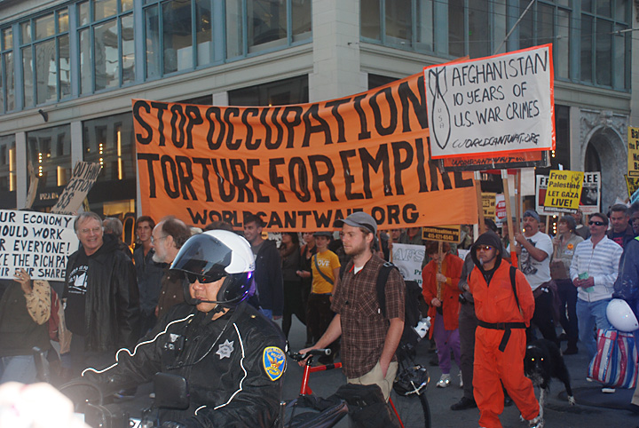 War Protest in Washington, DC October 6, 2011