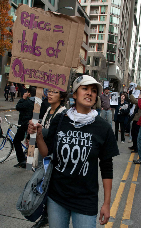 Seattle October 22 National Day of Protest Against Police Brutality and the Criminalization of a Generation