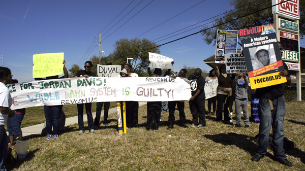 Protest in Jacksonville, FL against Jordan Davis mistrial, February 2014