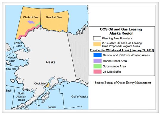 OCS Oil and Gasl Leasing Alaska Region
