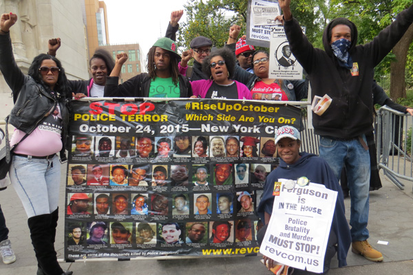 Contingent from Ferguson at Rise Up October