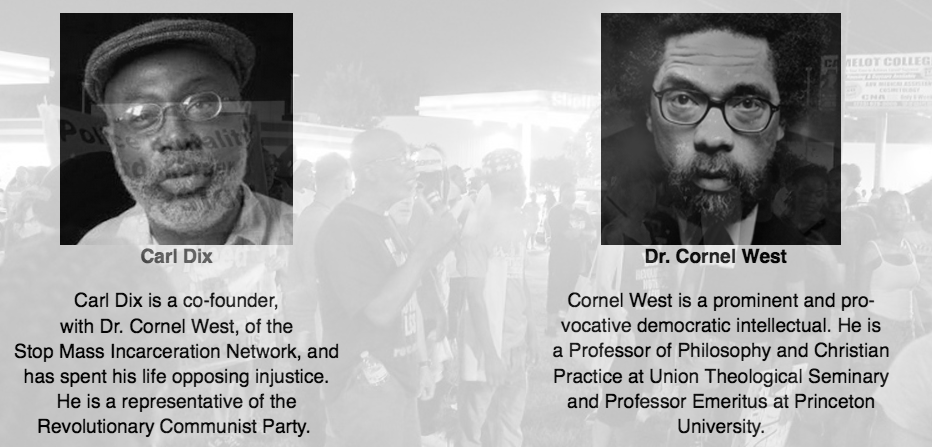Carl Dix and Dr. Cornel West