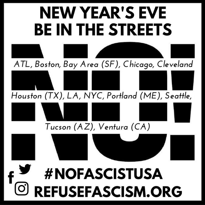New Year's Eve - nationwide - be in the streets