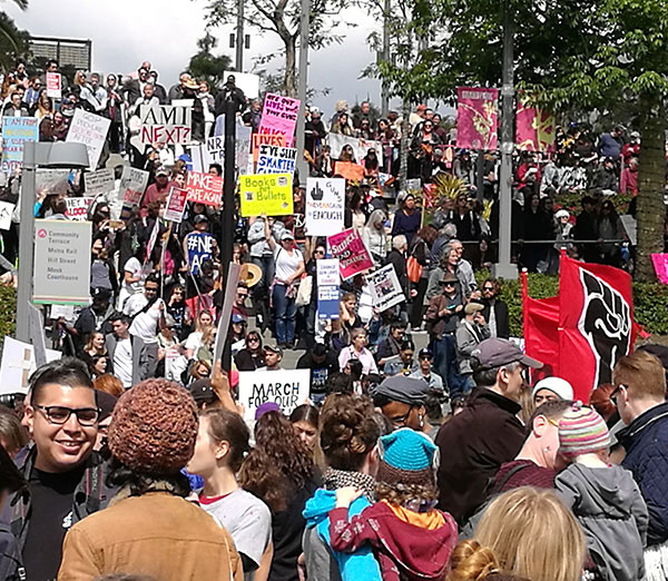 La Marcha por Nuestras Vidas, Los Ángeles