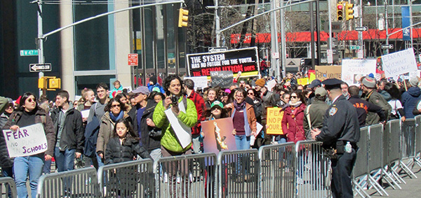 La Marcha por Nuestras Vidas, Ciudad de Nueva York