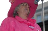 Robin Schirmer, co-ordinator of Code Pink