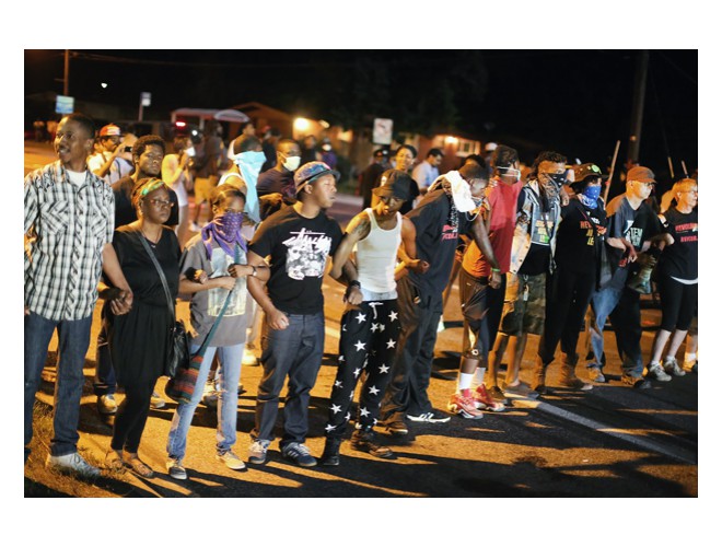 Ferguson, Misuri, 13 agosto. Foto: Getty 