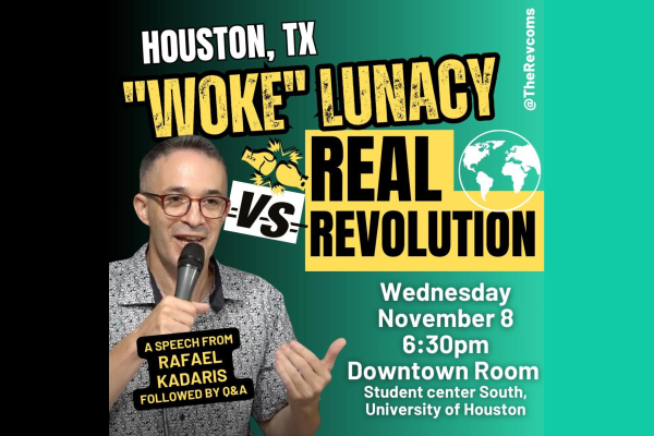 Near Houston? Join us Wednesday, November 8 at 6:30, Student Center South, University of Houston.