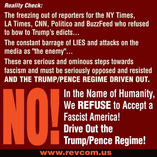 The freezing out of reporters...