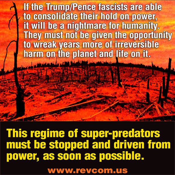 This regime of super-predators must be stopped and driven from power as soon as possible