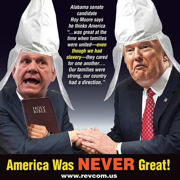 Roy Moore and slavery