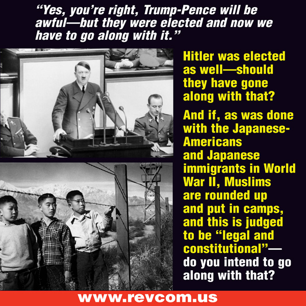 They were elected...