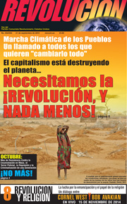 Revolución #353, 15 de septiembre de 2014 - portada