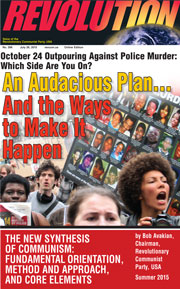 Revolution #396, July 20, 2015 - front page