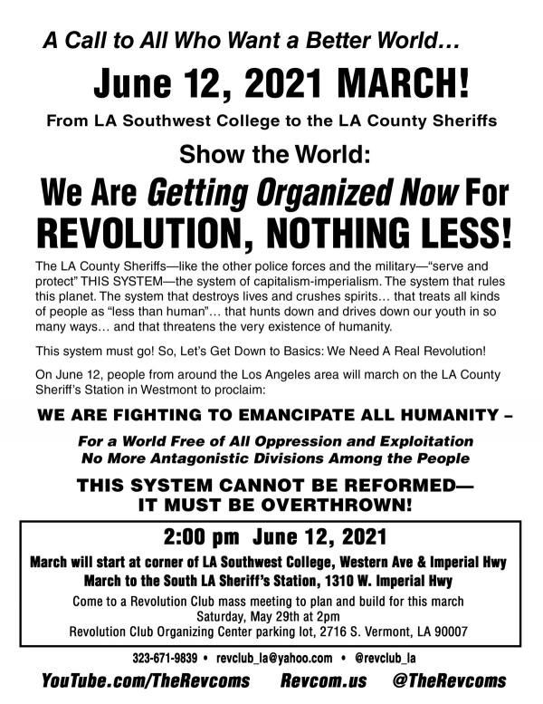 Leaflet for. June 12 in LA