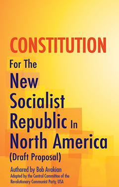 Constitution for the New Socialist Republic in North America cover 240