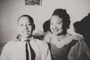 Emmett Till at about 10 years old, with his mother, Mamie Till-Mobley.